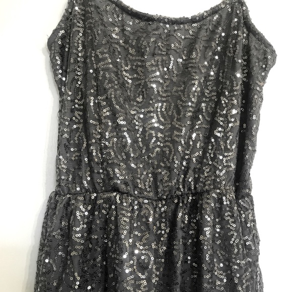 Grey and Silver Sequin Dress - Picture 2 of 11